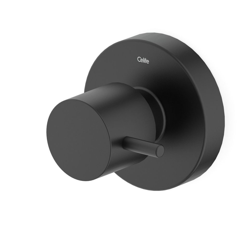Acabamento De Registro Base Celite 1.1/4 1.1/2 Basic Matte Preto Matte