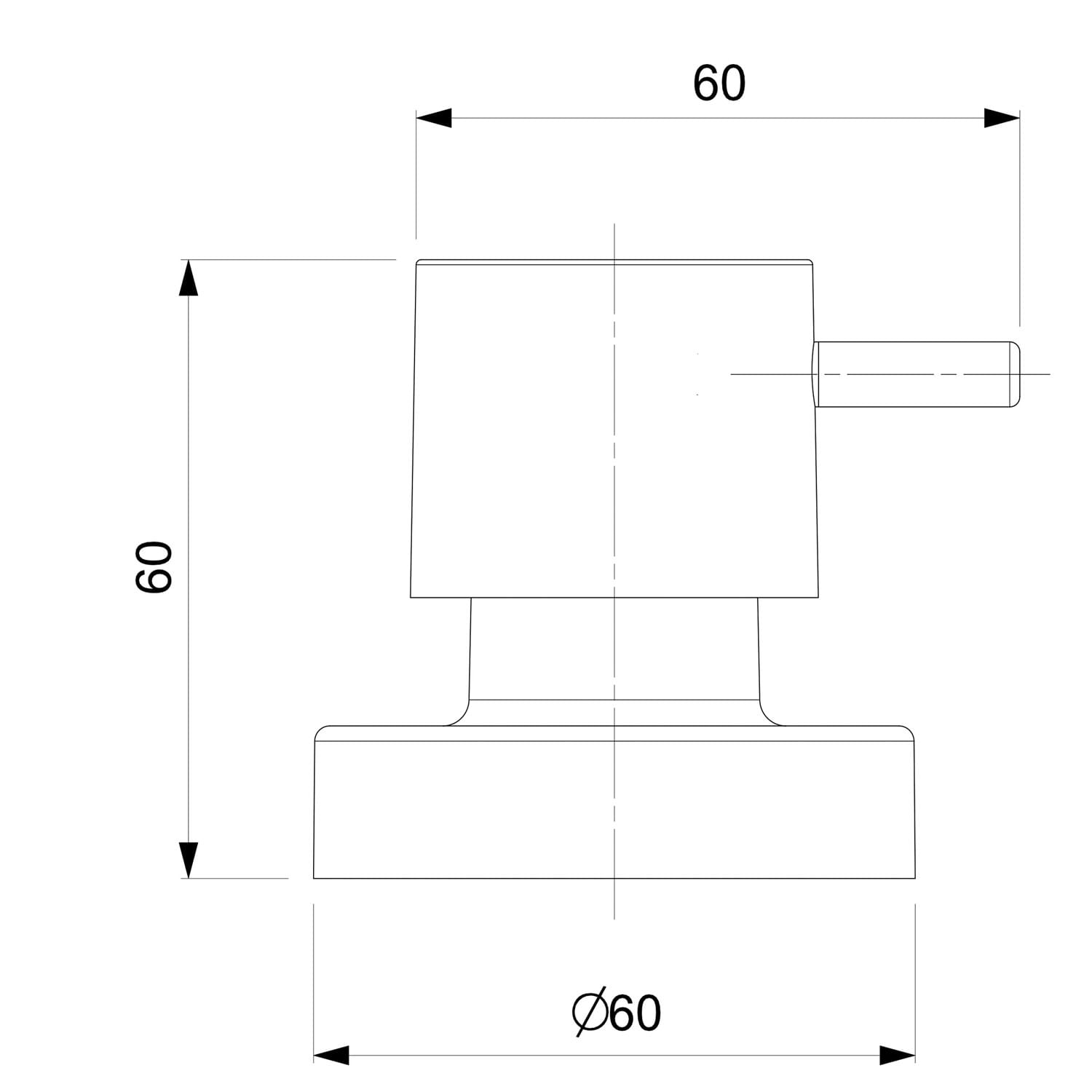 Encontraproduto.com.br - Acabamento Base Deca 1/2 Celite Basic Preto Matte B5061c7r0b