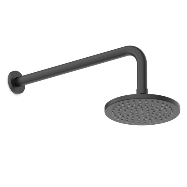 Encontraproduto.com.br - Chuveiro Parede 15cm Celite Basic Preto Matte B5075c7r00