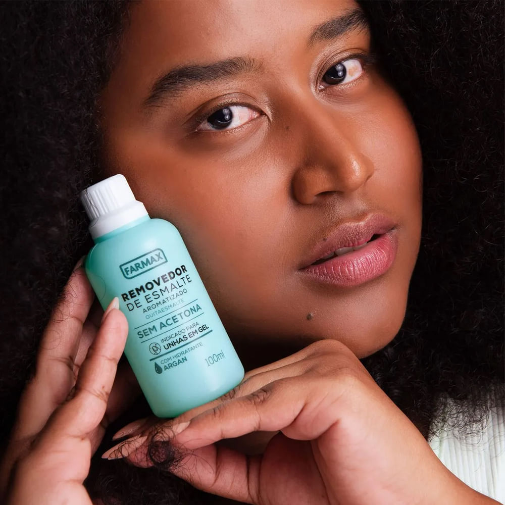 Encontraproduto.com.br - Removedor Esmalte Farmax Sem Acetona Argan 100ml