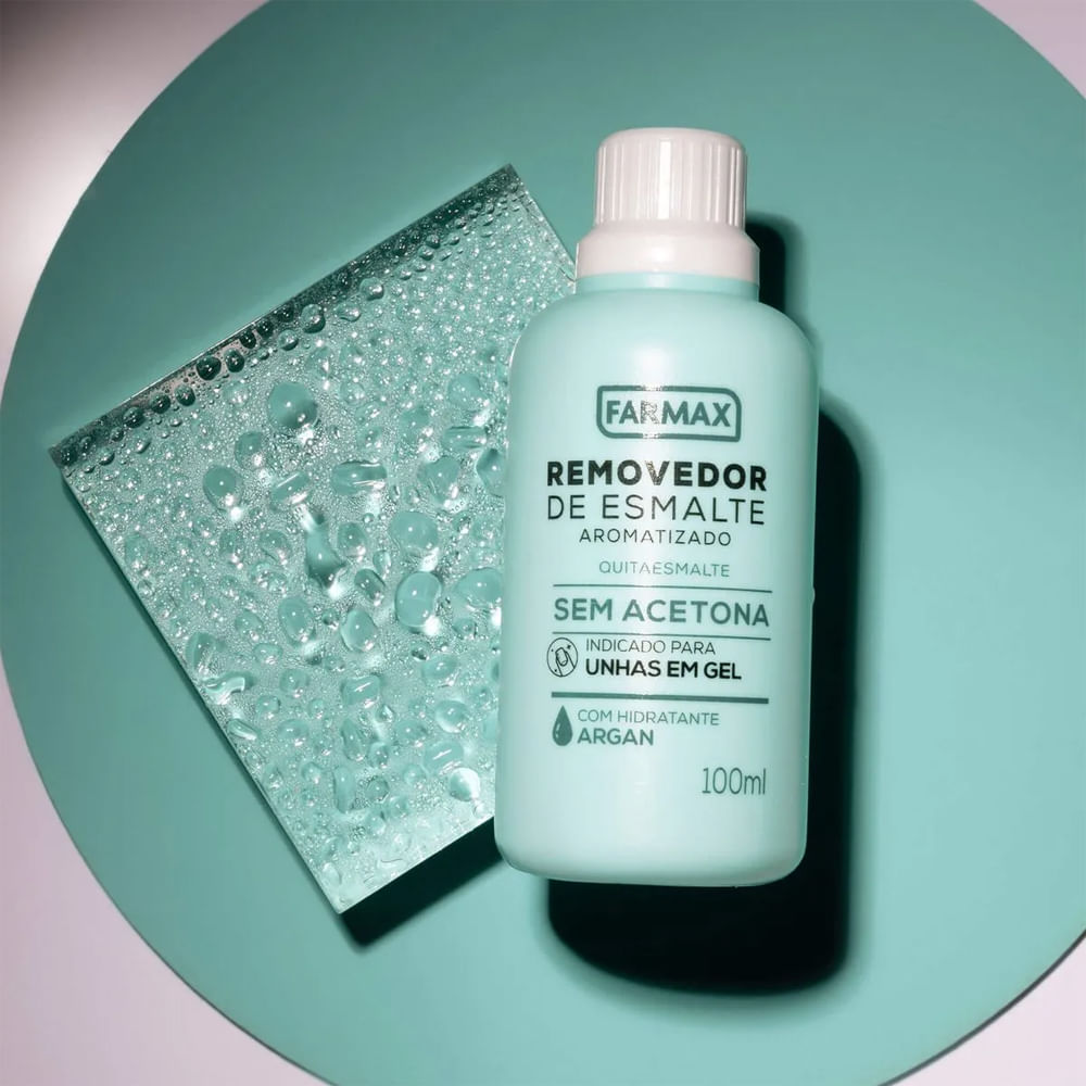 Encontraproduto.com.br - Removedor Esmalte Farmax Sem Acetona Argan 100ml