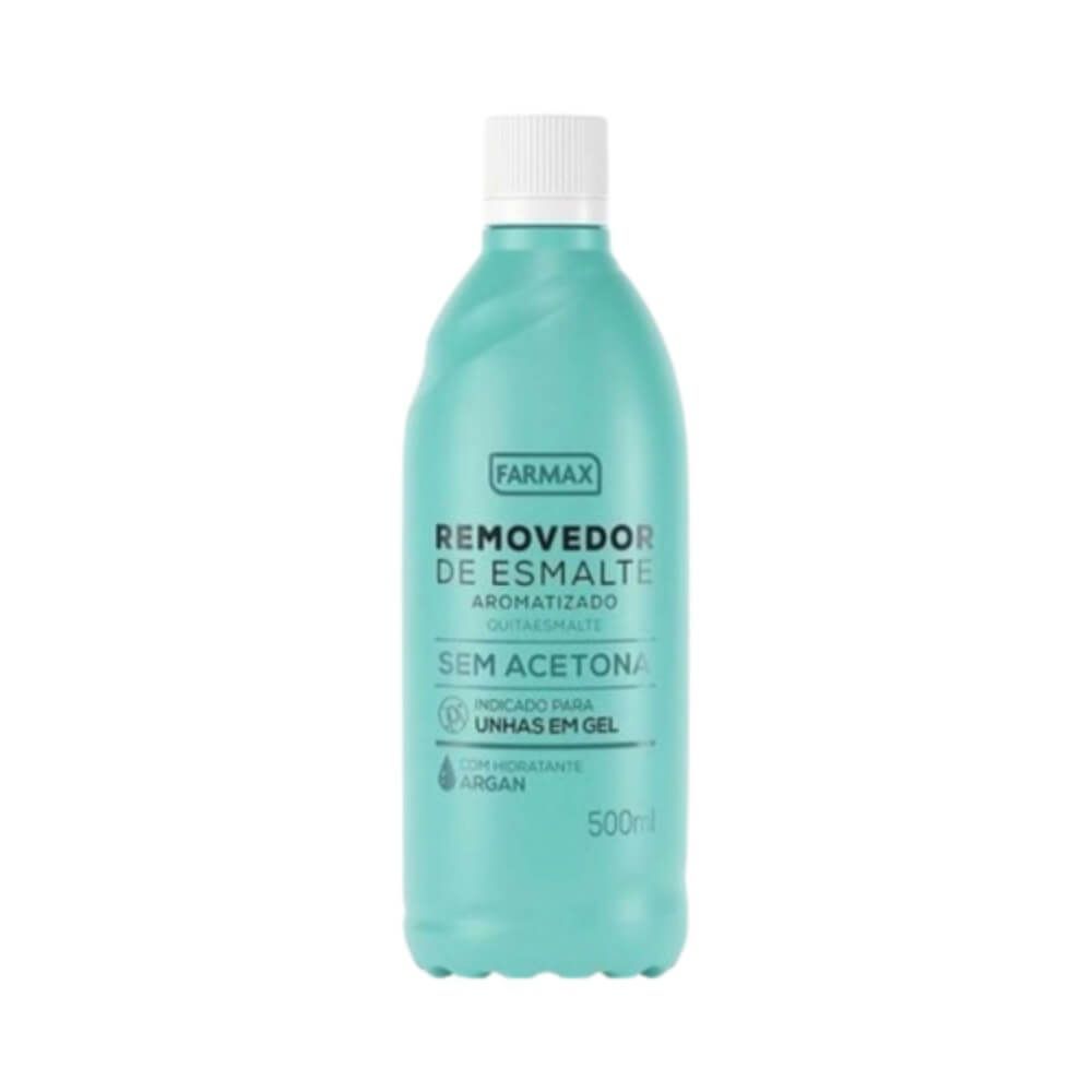 Encontraproduto.com.br - Removedor Esmalte Farmax Sem Acetona Argan 500ml