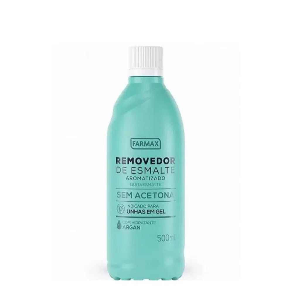 Encontraproduto.com.br - Removedor Esmalte Farmax Sem Acetona Argan 500ml