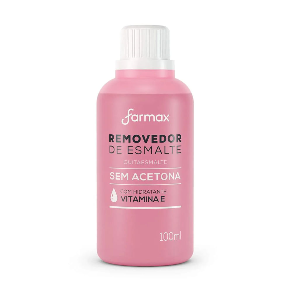 Encontraproduto.com.br - Removedor De Esmalte 100ml Sem Acetona - Farmax