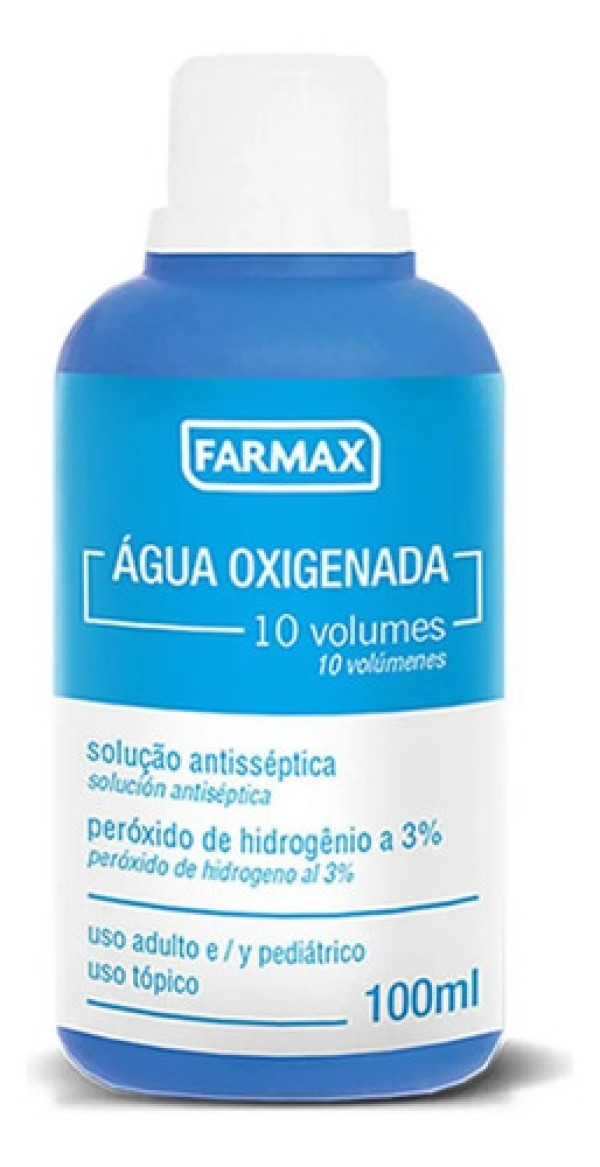 Água Oxigenada Farmax 10 Volume 100Ml - Farmax