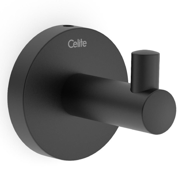 Encontraproduto.com.br - Cabide Banheiro Celite New City Preto Matte B5004e70r0