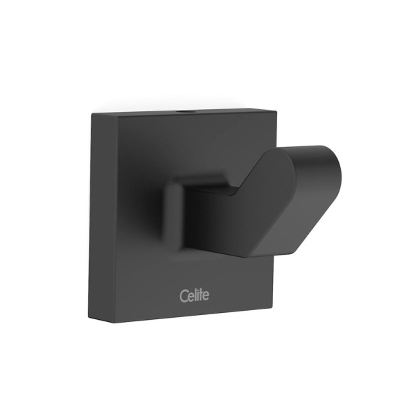 Encontraproduto.com.br - Cabide Simples Up Preto Matte - Celite