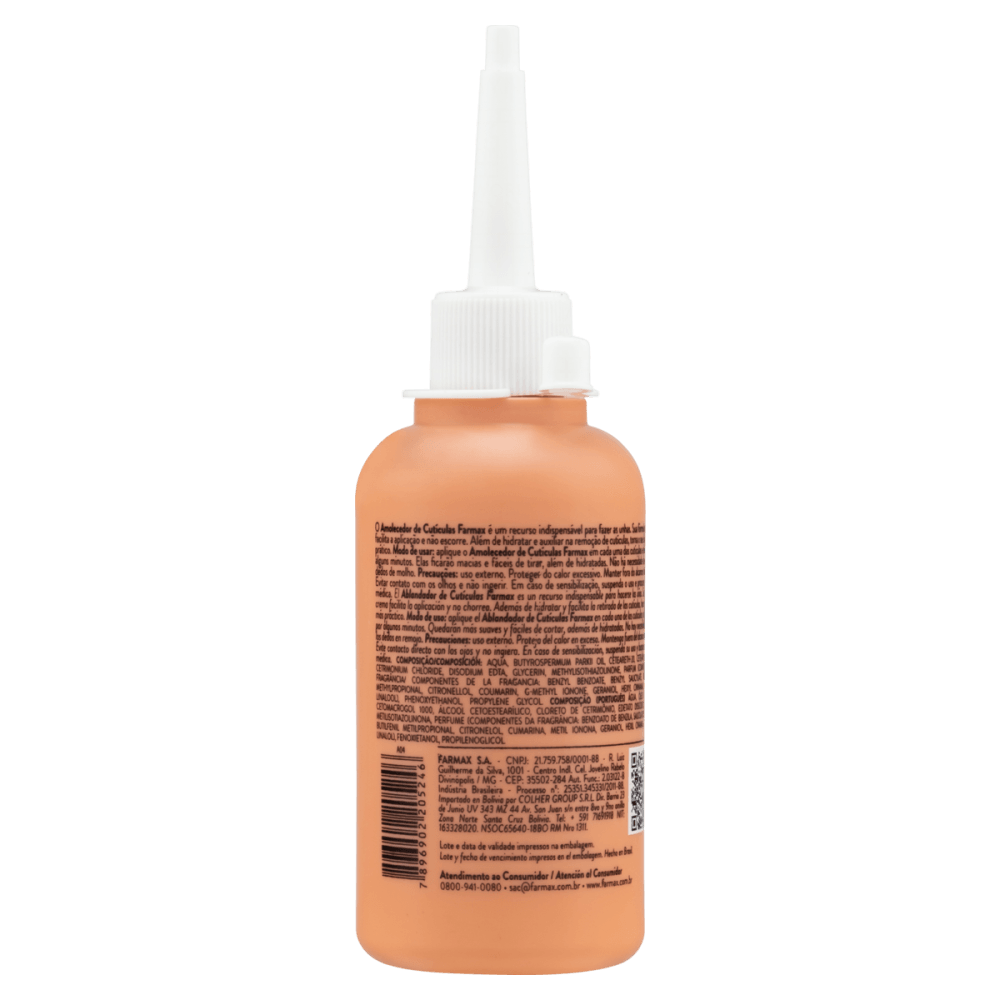 Encontraproduto.com.br - Amolecedor Para Cuticulas Farmax 100ml Creme