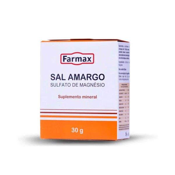 Encontraproduto.com.br - Sal Amargo Farmax 30 g