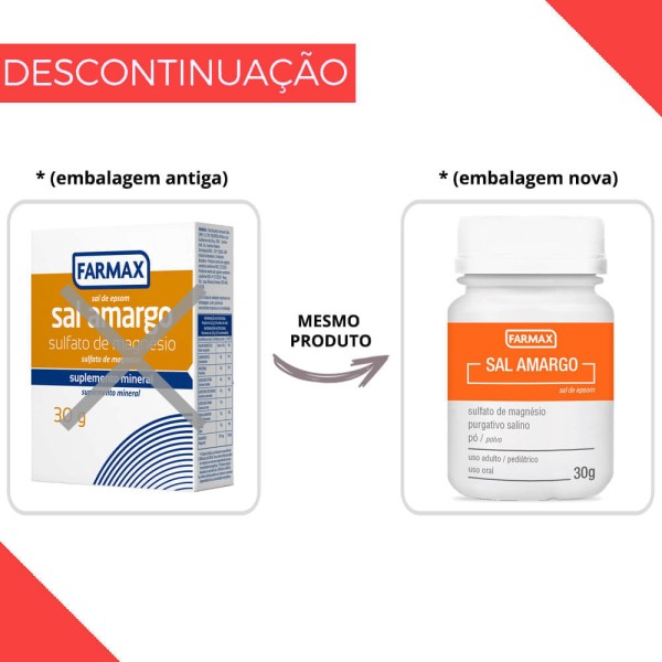 Encontraproduto.com.br - Sal Amargo Farmax 30 g