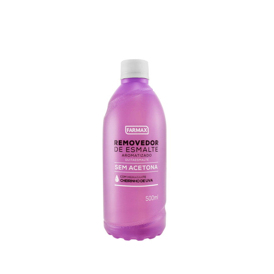 Encontraproduto.com.br - Removedor de Esmalte Farmax  Aromatizado Uva 500ml