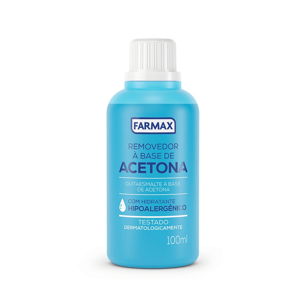 Encontraproduto.com.br - Removedor De Esmalte 100ml A Base De Acetona - Farmax