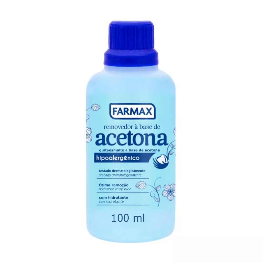 Encontraproduto.com.br - Removedor De Esmalte 100ml A Base De Acetona - Farmax