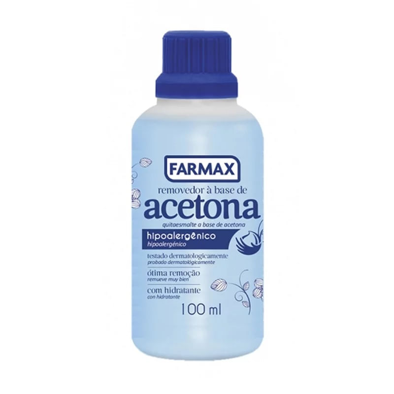 Encontraproduto.com.br - Removedor De Esmalte 100ml A Base De Acetona - Farmax
