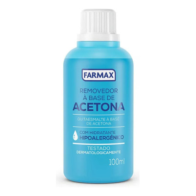Encontraproduto.com.br - Removedor De Esmalte 100ml A Base De Acetona - Farmax