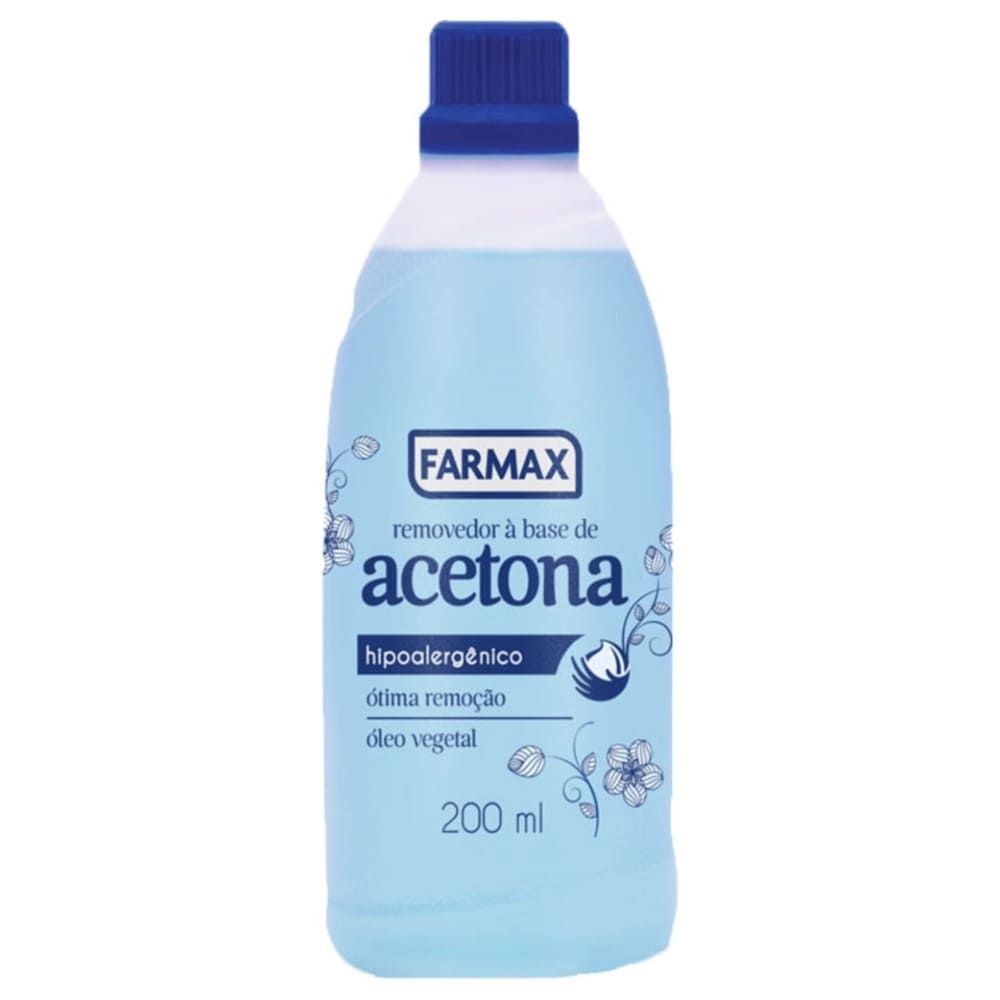Encontraproduto.com.br - Removedor De Esmalte 200ml A Base De Acetona - Farmax