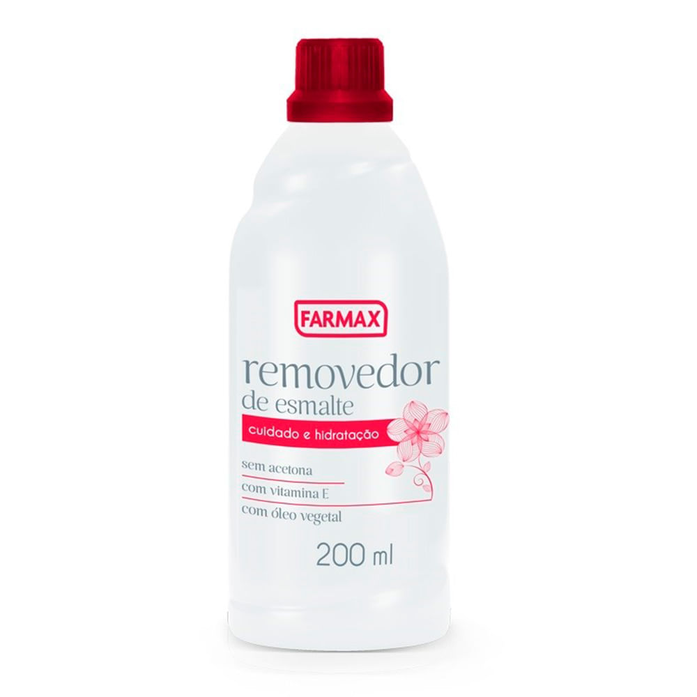Encontraproduto.com.br - Removedor De Esmalte Sem Acetona Farmax 200ml