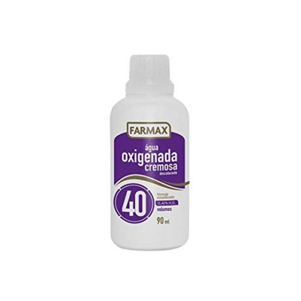 Encontraproduto.com.br - Água Oxigenada Cremosa Farmax 40 Volumes 90ml