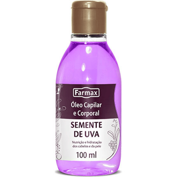 Encontraproduto.com.br - Óleo Capilar e Corporal Farmax de Semente de Uva 100ml