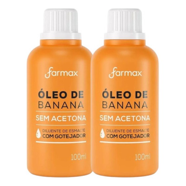 Encontraproduto.com.br - Oleo De Banana Farmax 100ml Sem Acetona