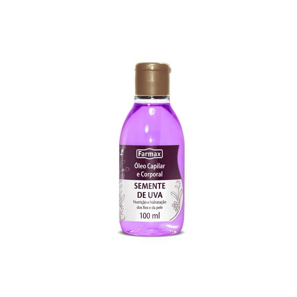 Óleo Capilar e Corporal Farmax Semente de Uva 100ml