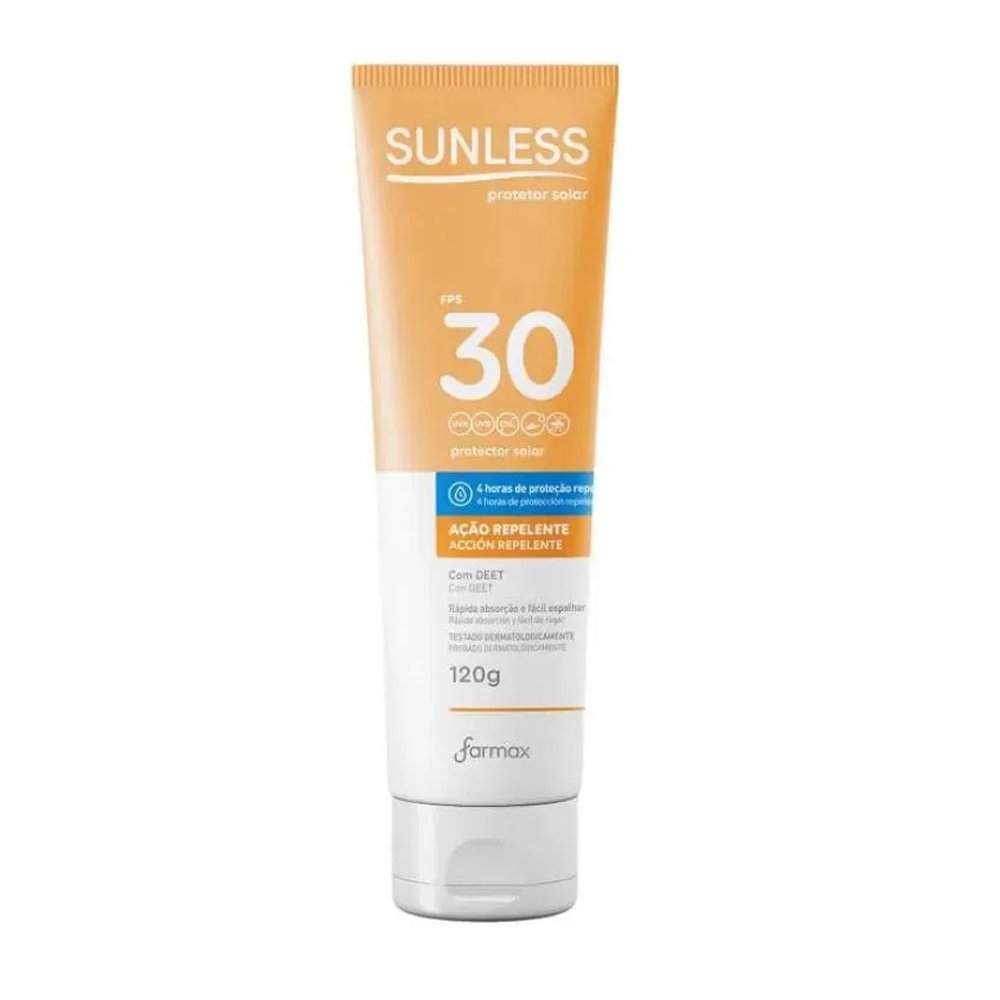Protetor Solar Corporal 120g Com Repelente Fps 30 - Sunless