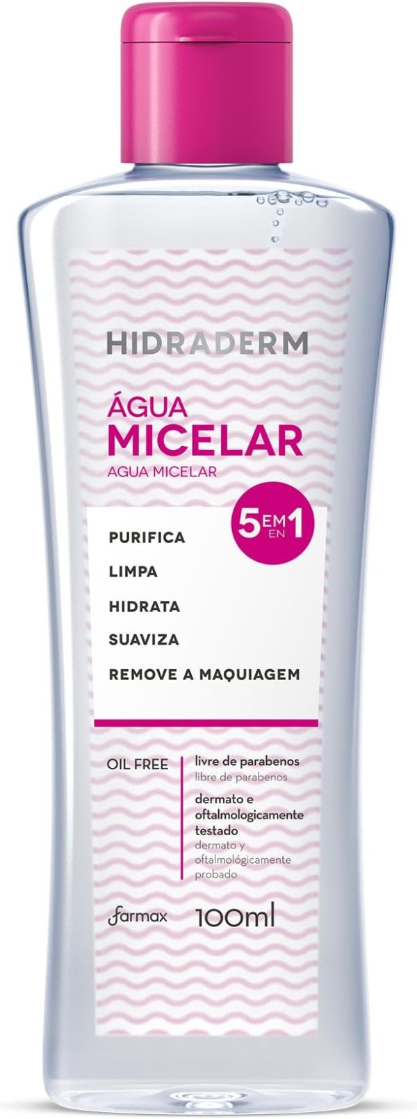 Encontraproduto.com.br - Água Micelar Hidraderm 5x1 100ml - Farmax