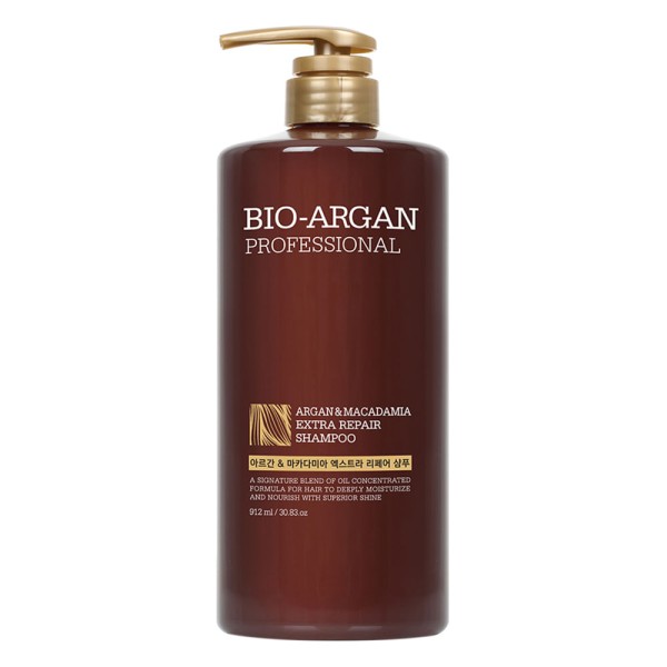 Encontraproduto.com.br - Shampoo Professional Elastine Bio Argan & Macadâmia 912ml