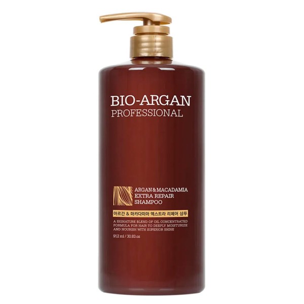 Encontraproduto.com.br - Shampoo Professional Elastine Bio Argan & Macadâmia 912ml