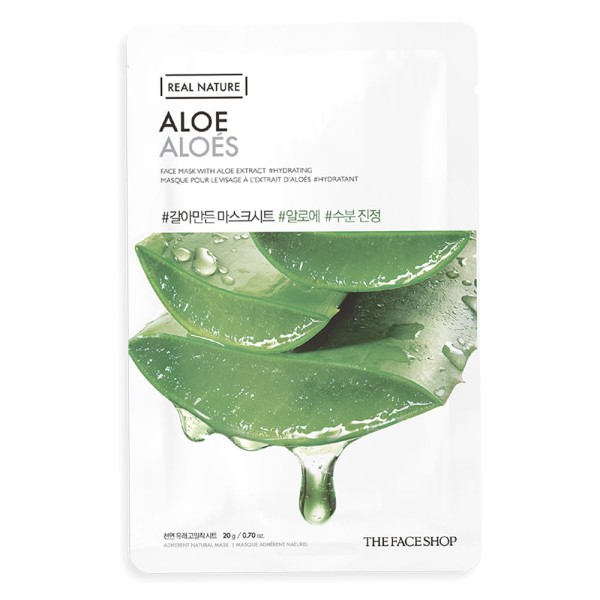 Máscara Facial The Face Shop Real Nature Aloe Vera