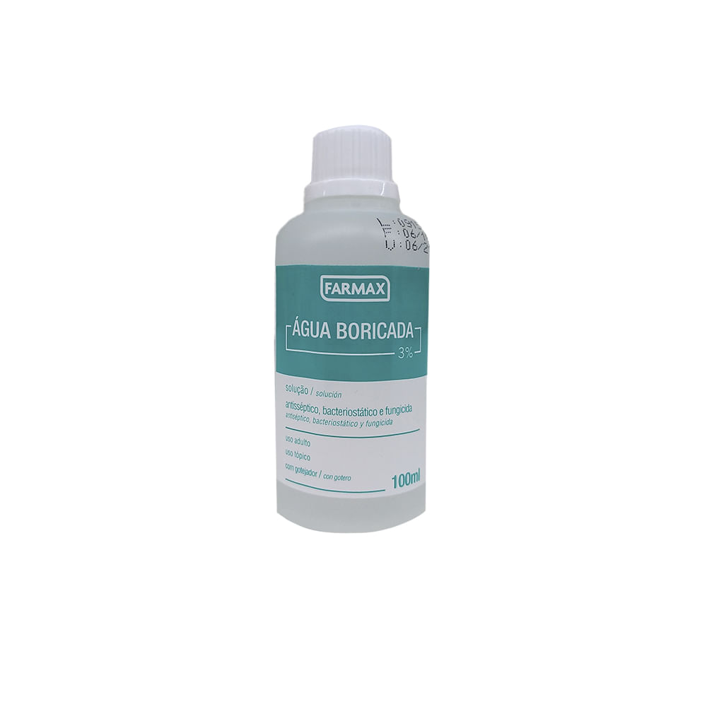 Encontraproduto.com.br - Água Boricada 3 Farmax 100ml