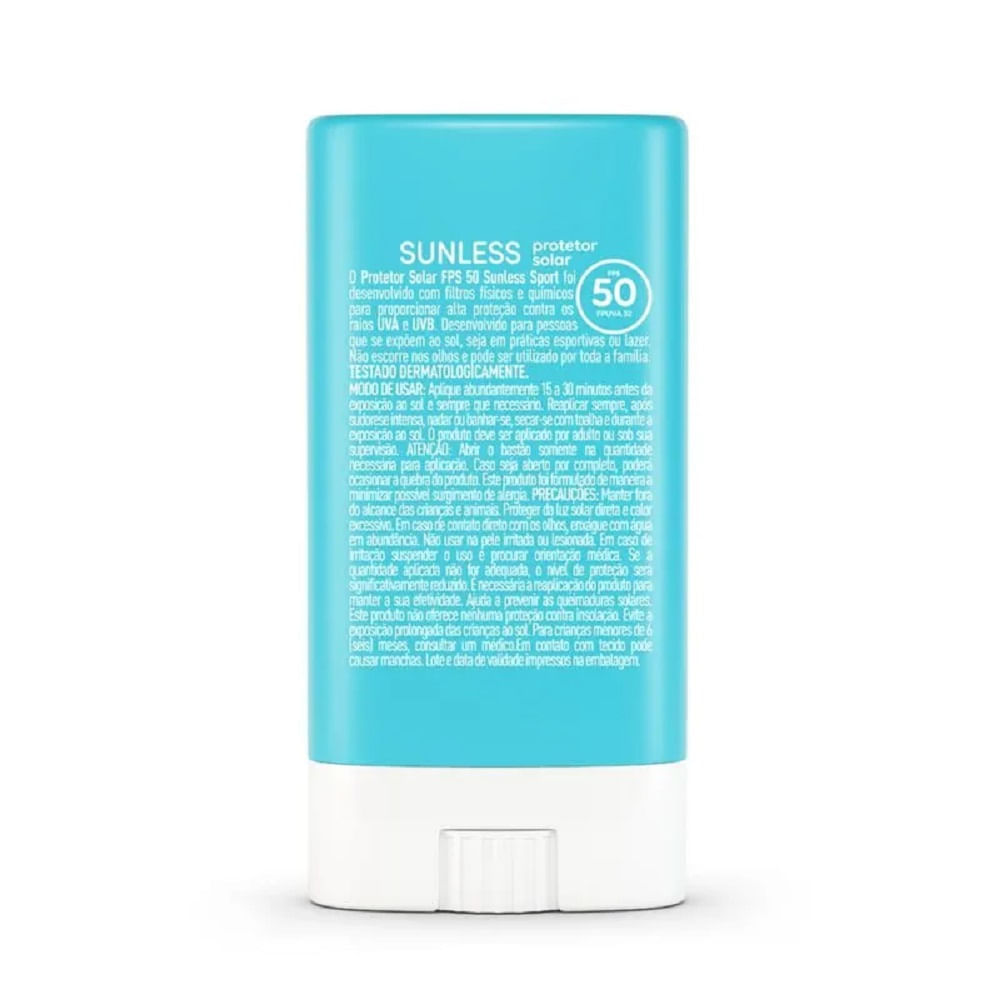 Encontraproduto.com.br - Protetor Solar Facial Fps50 Bastão Stick Sunless Sport 15g