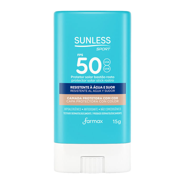 Encontraproduto.com.br - Protetor Solar Facial Fps50 Bastão Stick Sunless Sport 15g