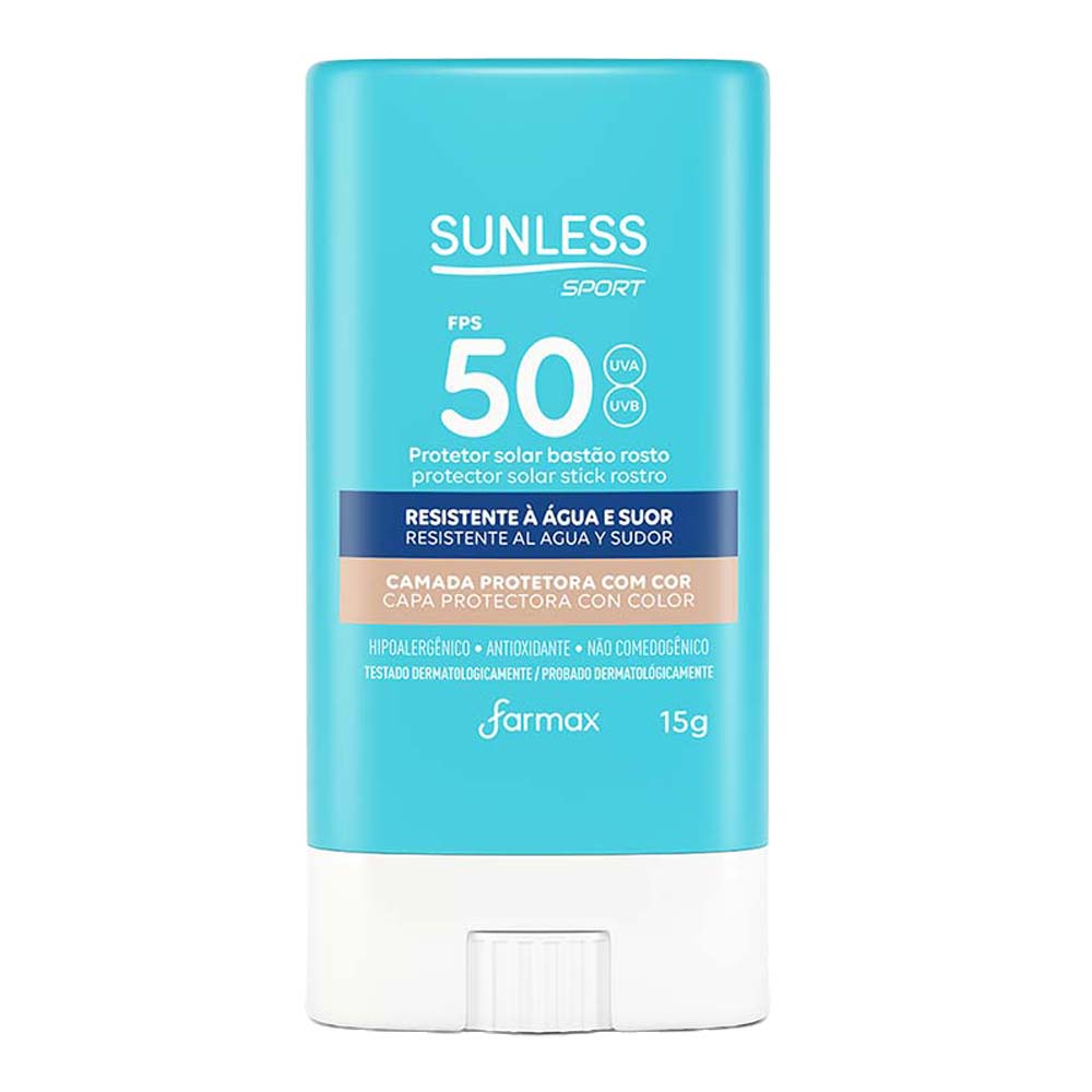 Encontraproduto.com.br - Protetor Solar Facial Fps50 Bastão Stick Sunless Sport 15g