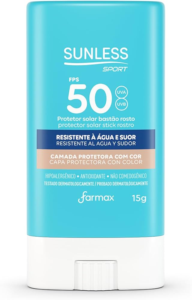 Encontraproduto.com.br - Protetor Solar Facial Fps50 Bastão Stick Sunless Sport 15g