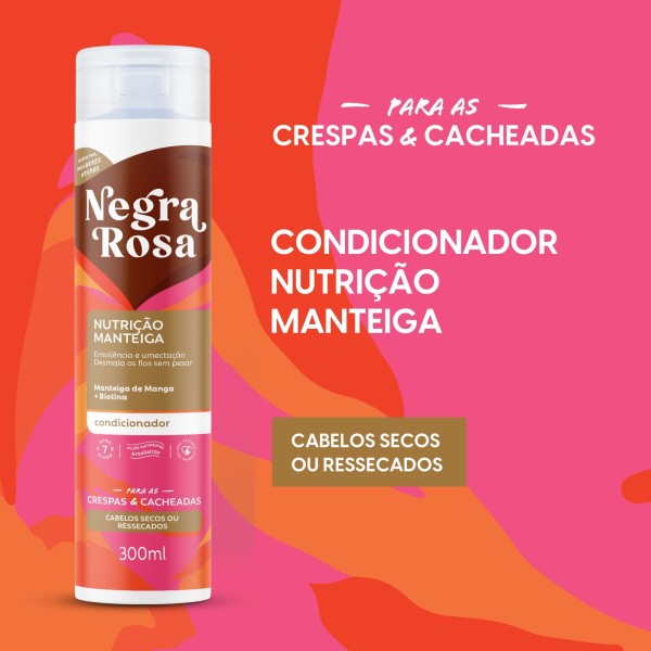 Encontraproduto.com.br - Condicionador Nutrição Manteiga Negra Rosa 300ML