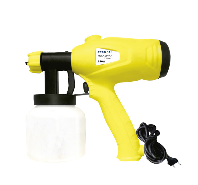 Pistola Para Pintura e Pulverização Eletrica Mega Spray MS-350 Ferrari