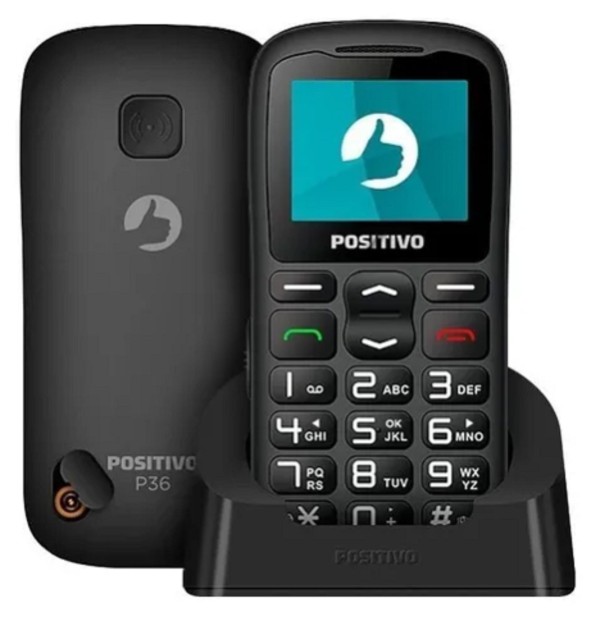 Celular Positivo P36 Preto Dual Chip