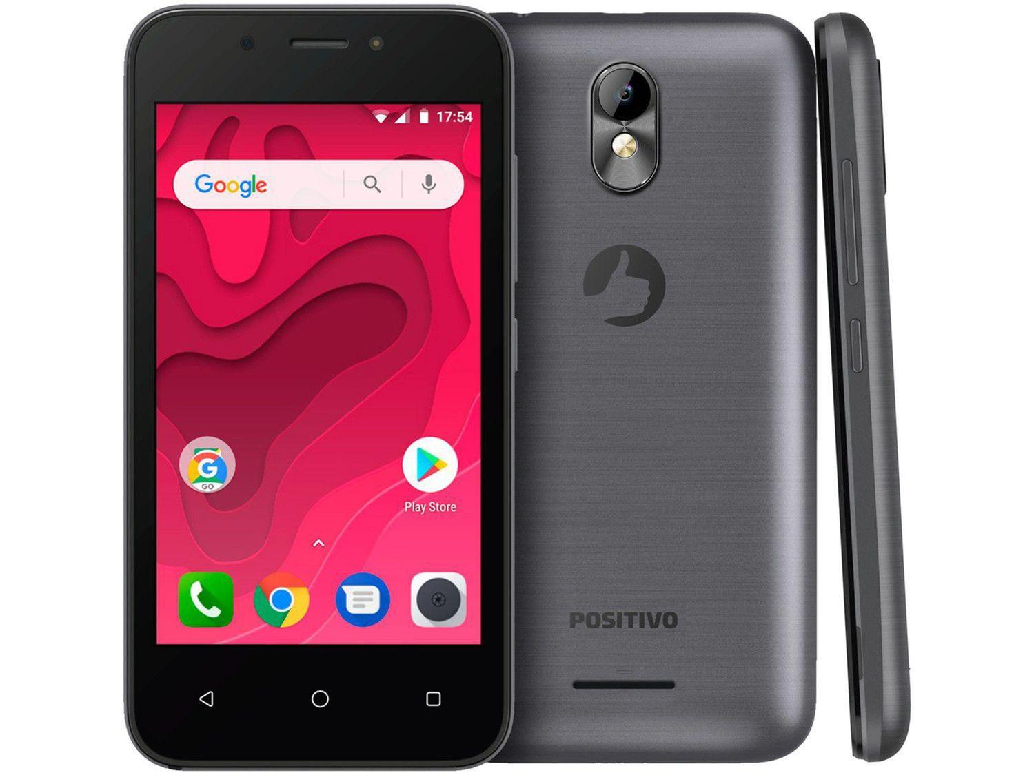 Encontraproduto.com.br - Smartphone Positivo S431 Twist 3 Mini 16GB 512MB RAM Tela 4