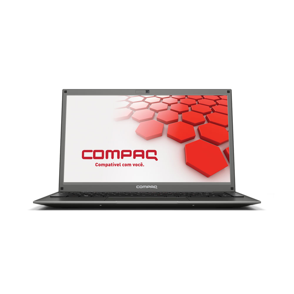 Encontraproduto.com.br - Notebook Compaq Presario 438 Intel® Core® i3 6157U Linux Debian 10 4GB 120GB SSD 14,1 - Cinza