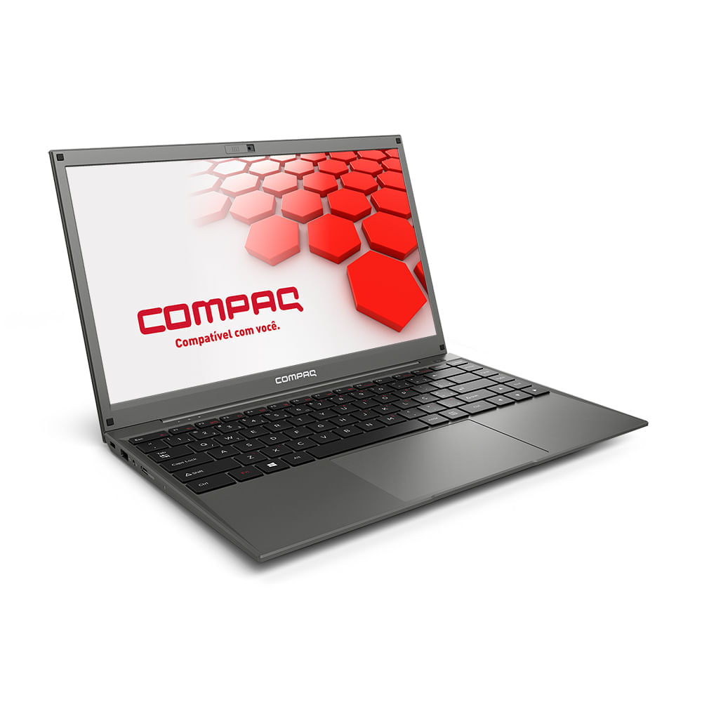 Encontraproduto.com.br - Notebook Compaq Presario 438 Intel® Core® i3 6157U Linux Debian 10 4GB 120GB SSD 14,1 - Cinza