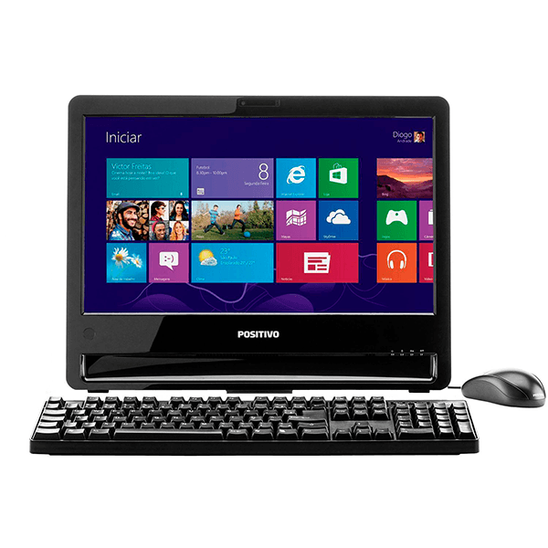 Encontraproduto.com.br - Computador Positivo All In One Union K3260 Intel Core I3 4GB 500GB Windows 8 Tela 18,5