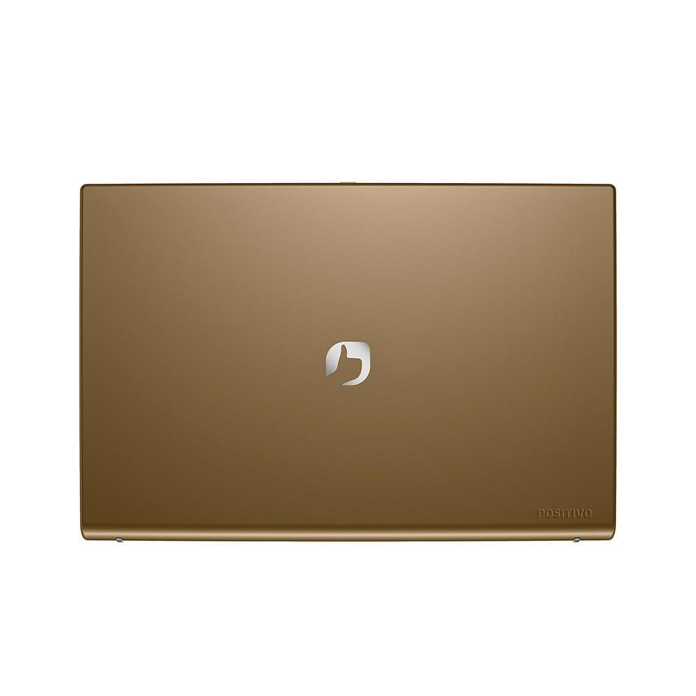 Notebook Positivo Motion Dourado Intel® Atom® Quad-Core™ 4GB Tela 14.1
