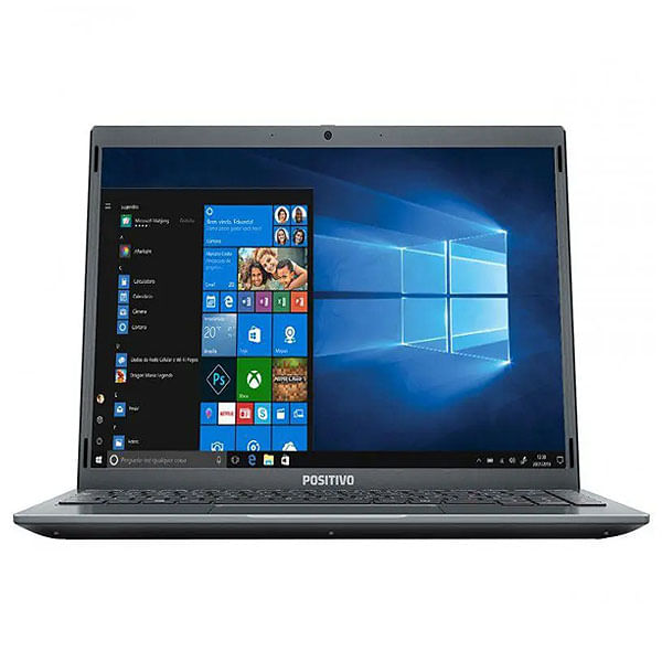 Encontraproduto.com.br - Notebook Positivo Motion Q4128C Processador Atom 4GB 128GB Windows 10 Tela LCD 14