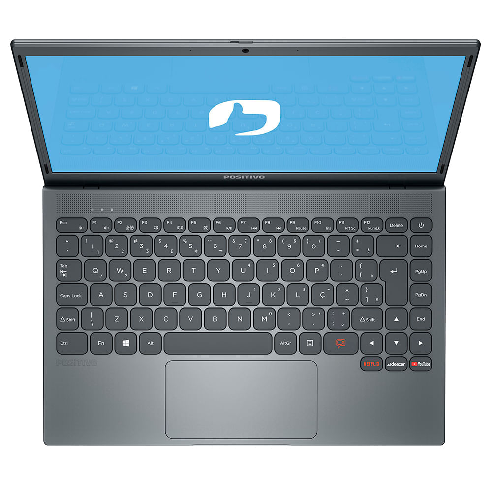 Encontraproduto.com.br - Notebook Positivo Motion Q4128C Processador Atom 4GB 128GB Windows 10 Tela LCD 14