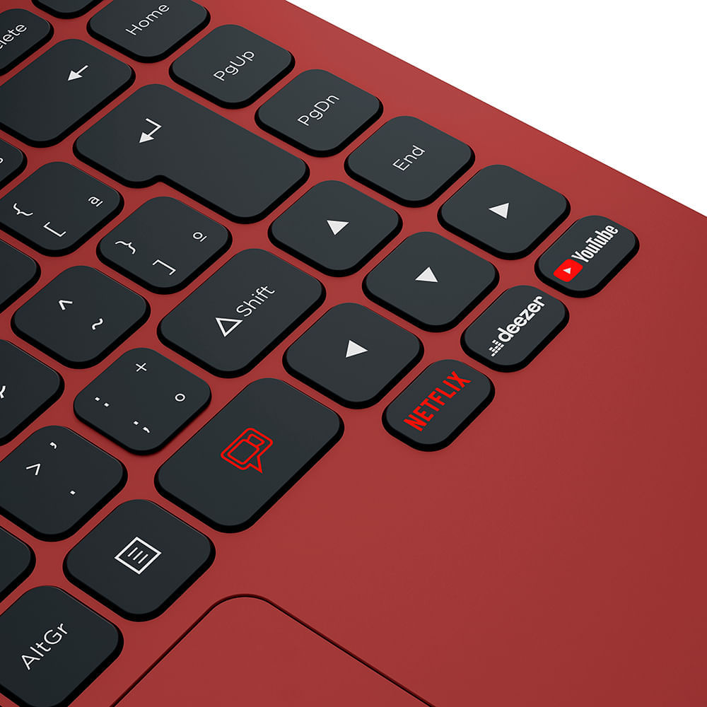 Encontraproduto.com.br - Notebook Positivo Motion C4120F Intel® Celeron® Windows 11 Home 14 – Vermelho – Inclui Microsoft 365*
