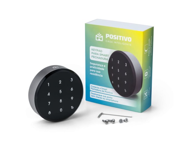 Encontraproduto.com.br - Keypad para smart fechadura Positivo Casa Inteligente