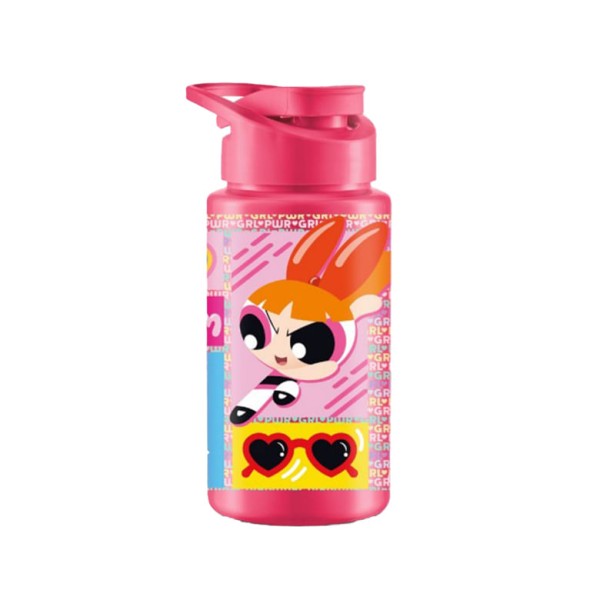 Encontraproduto.com.br - Garrafa Squeeze 500ml Meninas Super Poderosas Forzinha