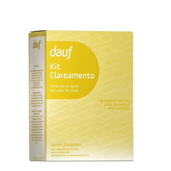 Encontraproduto.com.br - Kit Clareador Dauf Com 3 Produtos