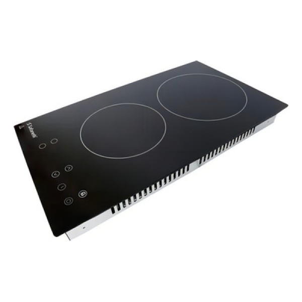 Encontraproduto.com.br - Cooktop de Indução Safanelli 2 Bocas com Mesa Vitrocerâmica Touch Preto VT200 - 220 Volts